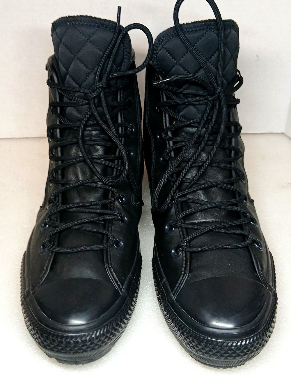 Converse Chuck Taylor All Star Leather Black High Top 168864C Men Size 13